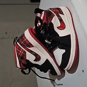 Nike Air Jordan, Toddler Size 5, Red Plaid